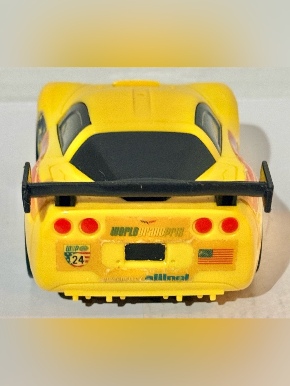 Disney Pixar Cars Jeff Gorbette RC Corvette CAR ONLY ⭐️⭐️Pre-Used Good⭐️⭐️ - Picture 4 of 6